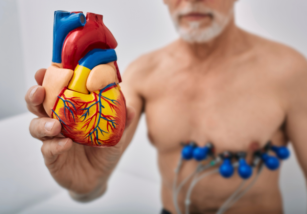Isdoso fazendo exame ECG